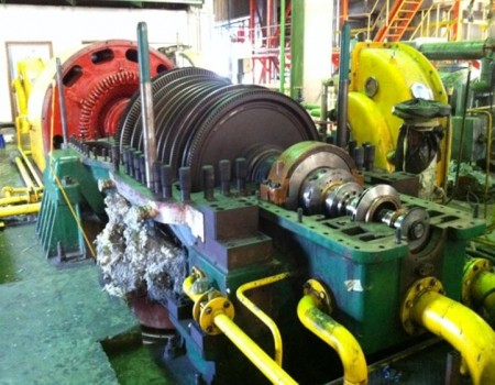 Turbo-generator overhaul and maintenance