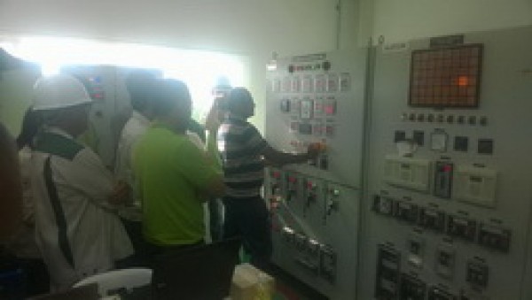 Turbine generator  commissioning